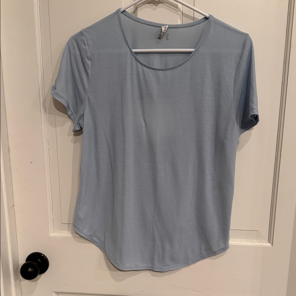 Under Armour Women's Sky Blue Short Sleeve Tee
